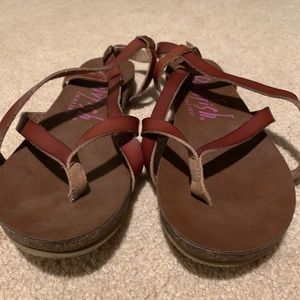 Blowfish brown sandals